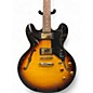 Used Epiphone Dot Deluxe Flametop 2 Color Sunburst Hollow Body Electric Guitar