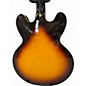 Used Epiphone Dot Deluxe Flametop 2 Color Sunburst Hollow Body Electric Guitar