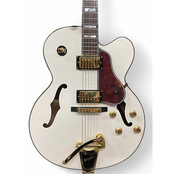 Used Greg Bennett Design by Samick JZ-2 Lasalle LTD Pearl White Hollow Body Electric Guitar