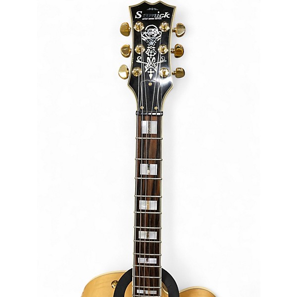 Used Samick Artist Series Edition Natural Hollow Body Electric Guitar