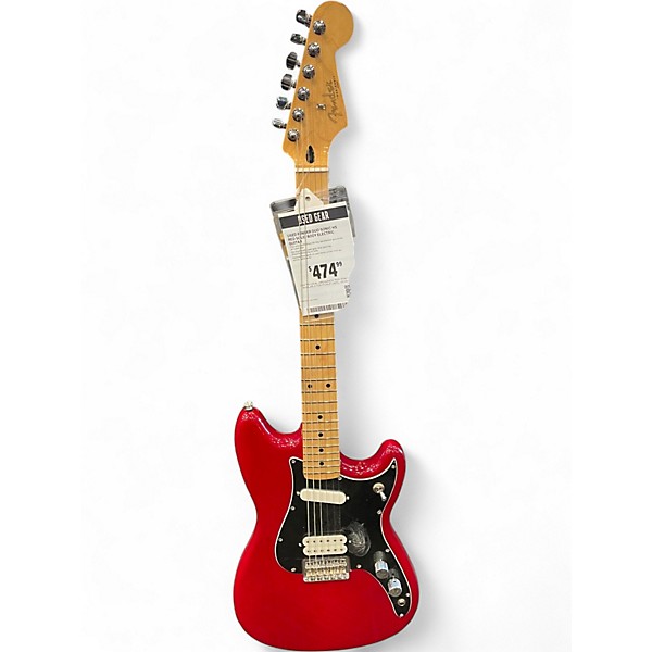Used Fender Duo Sonic HS Red Solid Body Electric Guitar