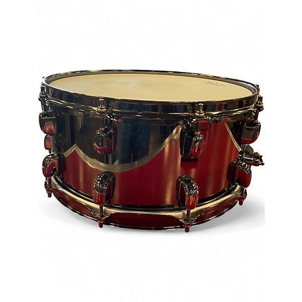 Used TAMA 14X6.5 Sound Lab Project Black Brass Snare Black Drum