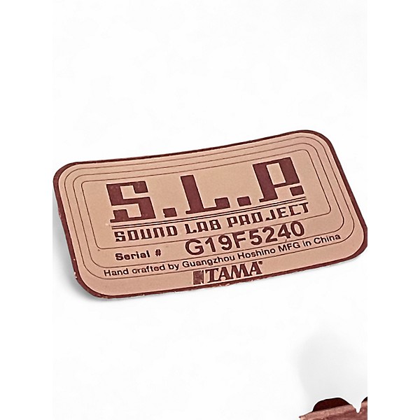 Used TAMA 14X6.5 Sound Lab Project Black Brass Snare Black Drum