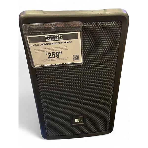 Used JBL IRX108BT Powered Speaker