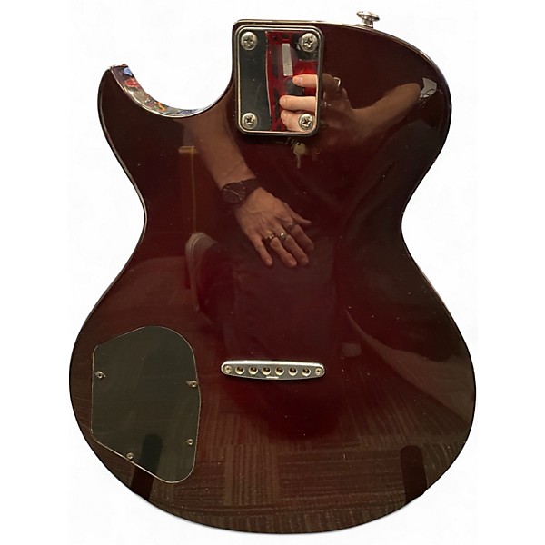 Used 2010s Ibanez GART50Q Red Burst Solid Body Electric Guitar