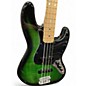 Used Fender Player Jazz Bass GREEN BURST Electric Bass Guitar