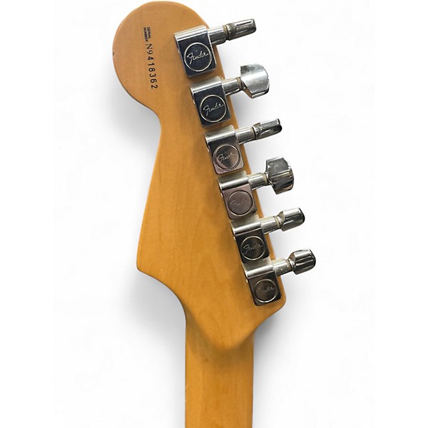 Vintage 1999 Fender American Standard Stratocaster Vintage White Solid Body Electric Guitar