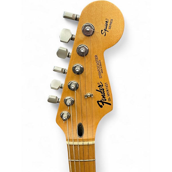 Used Fender SQUIER SERIES STRATOCASTER Olympic White Solid Body Electric Guitar