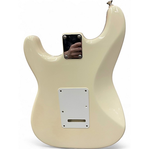 Used Fender SQUIER SERIES STRATOCASTER Olympic White Solid Body Electric Guitar
