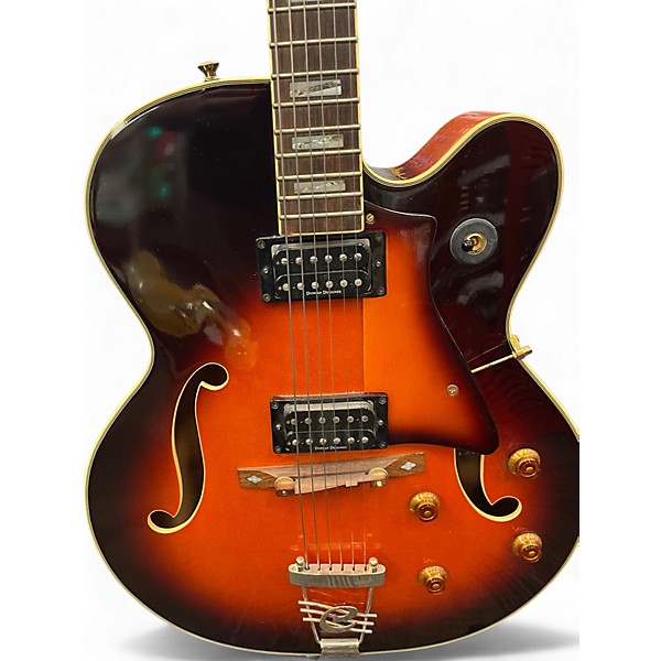 Used Cort LCS1 LARRY CORYELL ARCHTOP Sunburst Hollow Body Electric Guitar