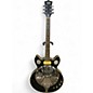 Used Eastwood Delta 6 Black Resonator Guitar thumbnail
