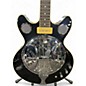 Used Eastwood Delta 6 Black Resonator Guitar