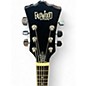 Used Eastwood Delta 6 Black Resonator Guitar