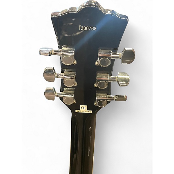 Used Eastwood Delta 6 Black Resonator Guitar