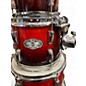 Used Pearl 5 Piece Vision RED BURST Drum Kit