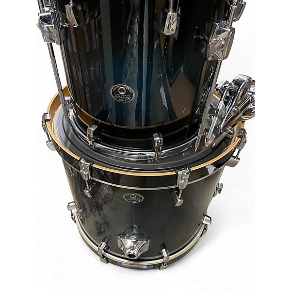 Used TAMA 6 Piece Silverstar Blue to Black Fade Drum Kit