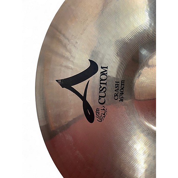 Used Zildjian 16in A Custom Crash Cymbal