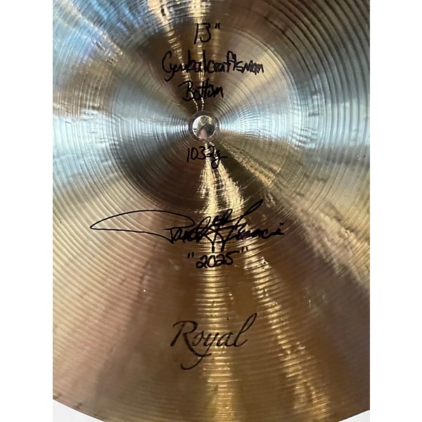 Used Royal Cymbals 13in Hi Hat (Pair) Cymbal
