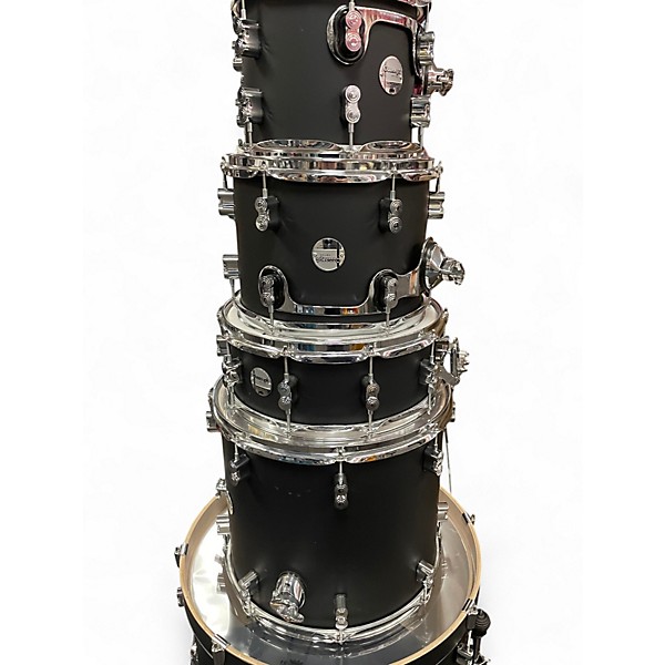 Used PDP by DW 5 Piece Concept Series Satin Black Drum Kit