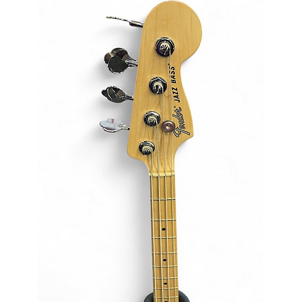 Used Fender American Performer Jazz Bass Surf Green Electric Bass Guitar