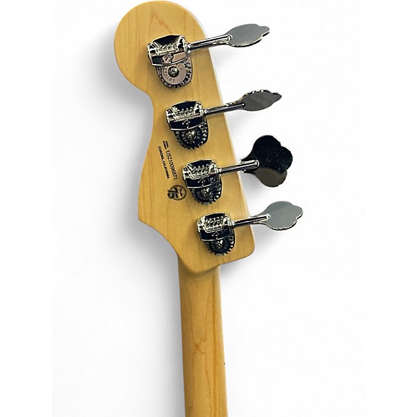 Used Fender American Performer Jazz Bass Surf Green Electric Bass Guitar