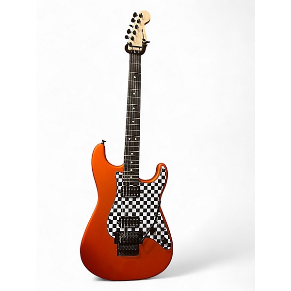 Used Charvel Pro Mod So Cal HH FR SATIN ORANGE Solid Body Electric Guitar