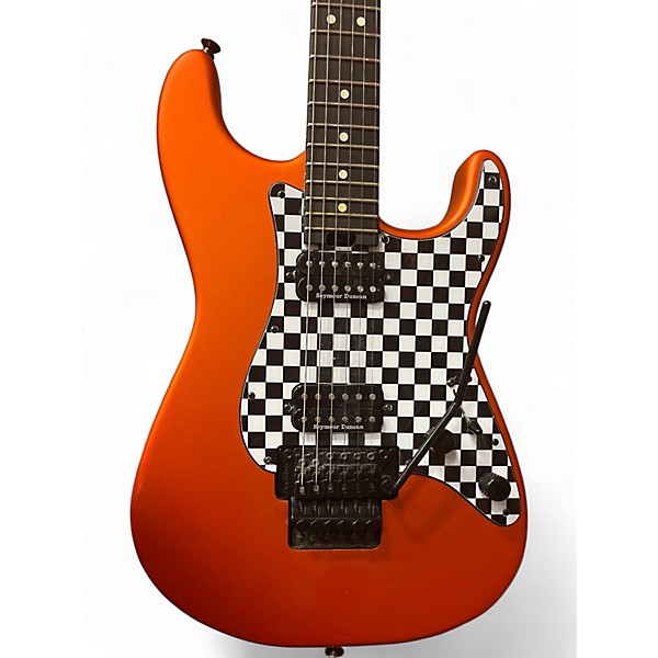 Used Charvel Pro Mod So Cal HH FR SATIN ORANGE Solid Body Electric Guitar