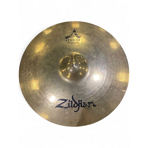 Used Zildjian 16in A Custom Medium Crash Cymbal