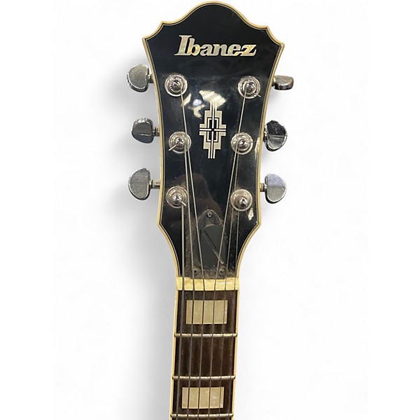 Used Ibanez AF71F Black Hollow Body Electric Guitar