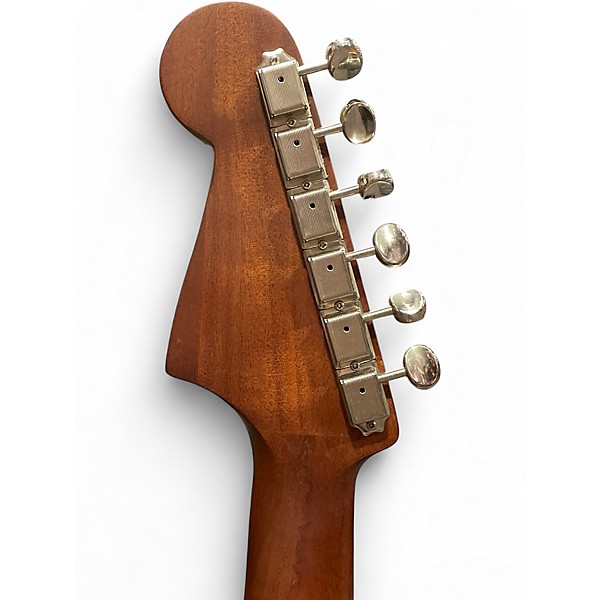 Used Fender Malibu CE Olympic White Acoustic Electric Guitar