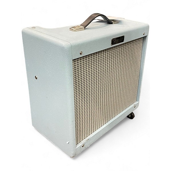 Used Fender Blues Junior IV 15W 1x12 FSR Sonic Blue Tube Guitar Combo Amp