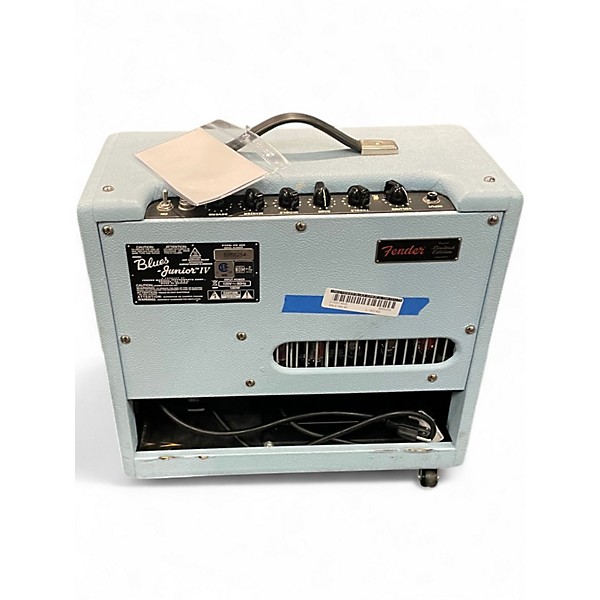 Used Fender Blues Junior IV 15W 1x12 FSR Sonic Blue Tube Guitar Combo Amp