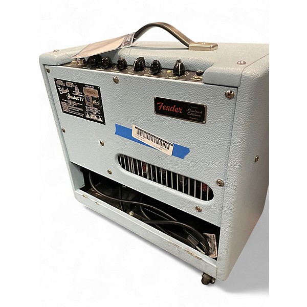 Used Fender Blues Junior IV 15W 1x12 FSR Sonic Blue Tube Guitar Combo Amp