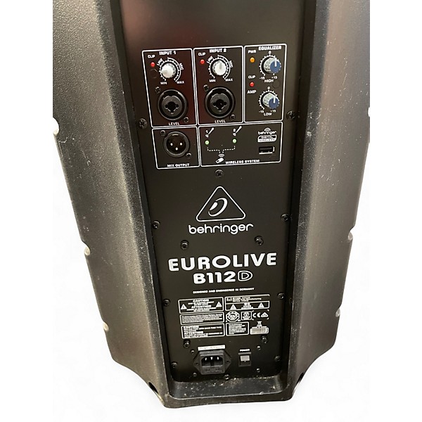 Used Behringer Eurolive B112D Powered Speaker