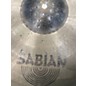 Used SABIAN 21in HH Raw Bell Dry Ride With 4 Rivet Holes Cymbal