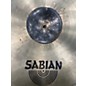 Used SABIAN 21in HH Raw Bell Dry Ride With 4 Rivet Holes Cymbal