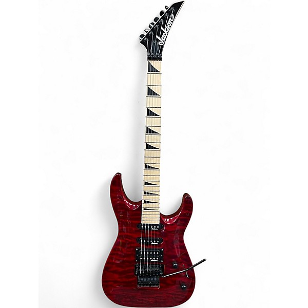 Used Jackson JS34Q Dinky Red Solid Body Electric Guitar