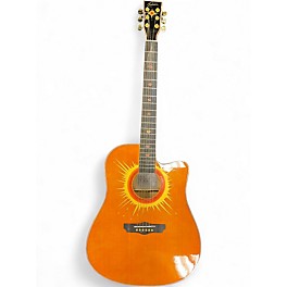 Used Esteban CORAL SUN Natural Acoustic Electric Guitar