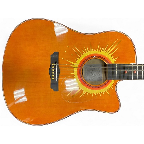 Used Esteban CORAL SUN Natural Acoustic Electric Guitar
