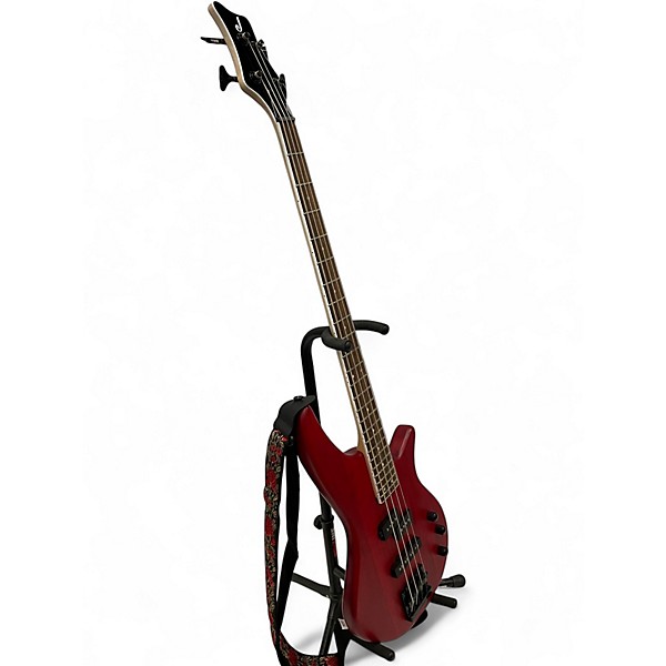 Used Jackson J Series Spectra Red Electric Bass Guitar