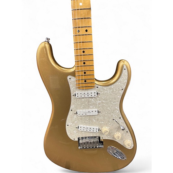 Used Fender 60th Anniversary Stratocaster Gold Solid Body Electric Guitar