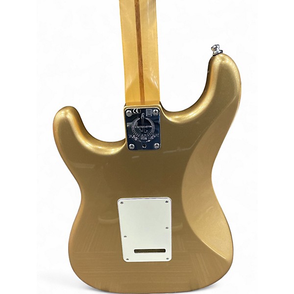 Used Fender 60th Anniversary Stratocaster Gold Solid Body Electric Guitar