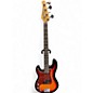 Used Sawtooth P-Bass Lefty 3 Tone Sunburst Electric Bass Guitar thumbnail