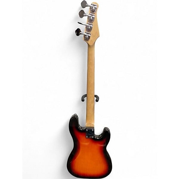 Used Sawtooth P-Bass Lefty 3 Tone Sunburst Electric Bass Guitar