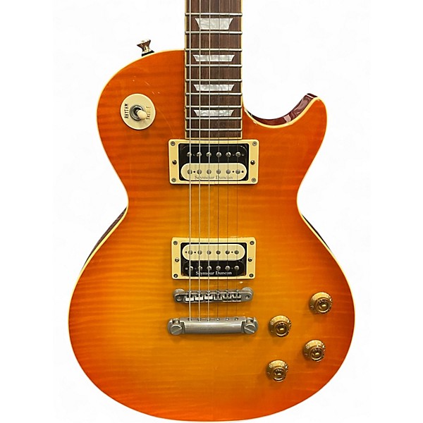 Used Edwards Limited Model Les Paul Honey Burst Solid Body Electric Guitar