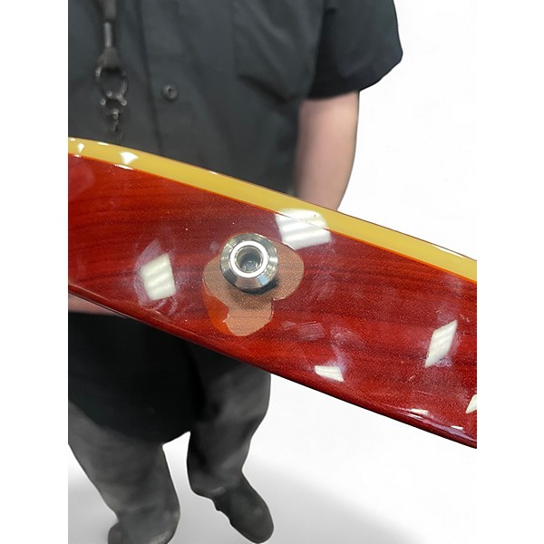 Used Edwards Limited Model Les Paul Honey Burst Solid Body Electric Guitar