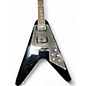 Used 2021 Gibson 70s Flying V Mirror Ebony Solid Body Electric Guitar
