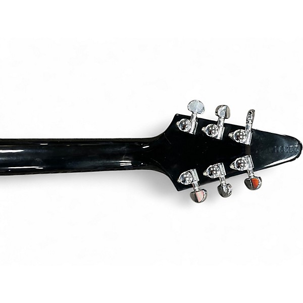 Used 2021 Gibson 70s Flying V Mirror Ebony Solid Body Electric Guitar