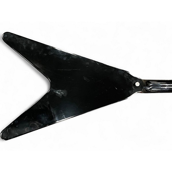 Used 2021 Gibson 70s Flying V Mirror Ebony Solid Body Electric Guitar