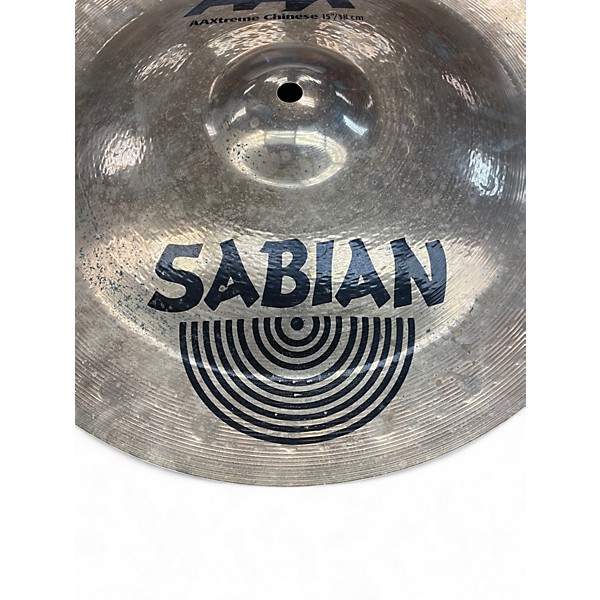 Used SABIAN 15in AAXTREME CHINESE Cymbal
